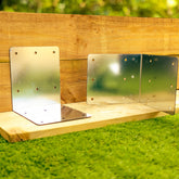 Corner Railway Sleeper Brackets - 170mm x 195mm (Pack of 4)