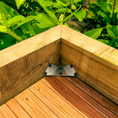 Flanged-Angle 100mm Corner Reinforcement Bracket