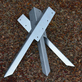 SleeperFit 2-Tier Corner Railway Sleeper Bracket with Stake - Suitable for Planters, Raised Beds, Driveway & Path Edging - Indoor Outdoors