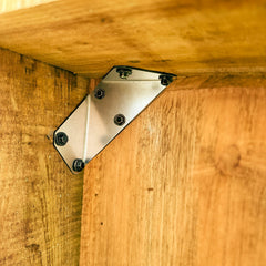 Flanged-Angle 100mm Corner Reinforcement Bracket