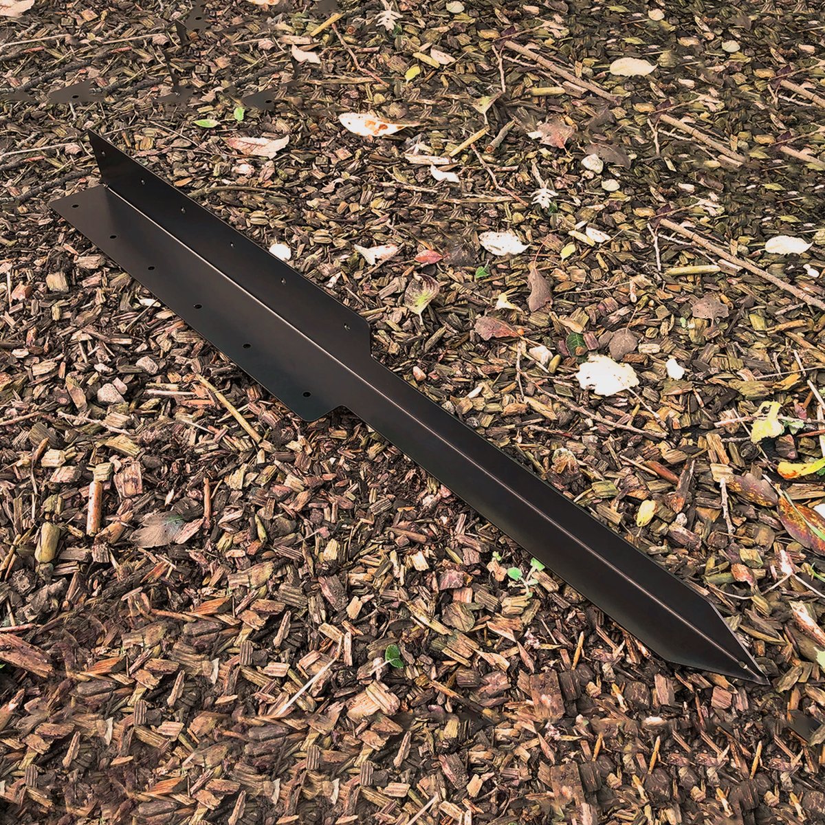 3-Tier Corner Railway Sleeper Bracket With Stake - Indoor Outdoors