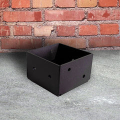 Deep-Edge Bolt-Down Post Base Bracket for 3" / 75mm Wood