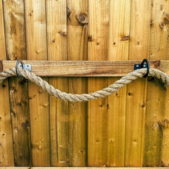 Rope Fence Bracket Pair