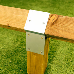 Knee Rail Fence Bracket for 4" x 4" Birdsmouth & Diamond Posts