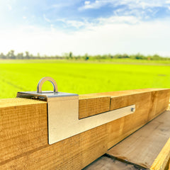 Lockable Throw-Over Gate Loop Bracket for 3" Gates