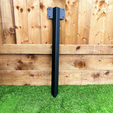 Extra-Long Straight Railway Sleeper Bracket with Stake