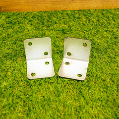 Corner Railway Sleeper Brackets - 50mm x 50mm (Pack of 4)