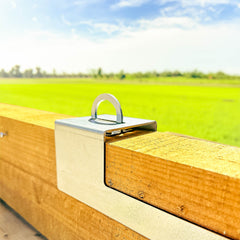 Lockable Throw-Over Gate Loop Bracket for 3" Gates