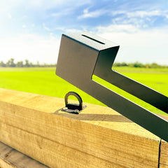 Lockable Throw-Over Gate Loop Bracket for 3" Gates