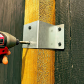 Fence Post to Wall Fixing Bracket for 5" / 125mm Wood