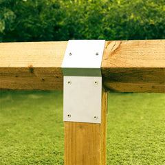 Knee Rail Fence Bracket for 4" x 4" Birdsmouth & Diamond Posts