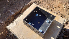 Silver Masonry Exterior Bolts Concrete Brick Stone and Wood Screws - Indoor Outdoors