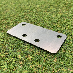 Extra Strong Flat Galvanised Steel Domino Bracket - Indoor Outdoors