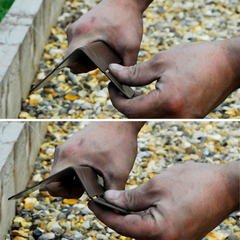 Adjustable Angle Railway Sleeper Bracket With Stake - Indoor Outdoors