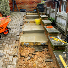 Concrete Road Form for Construction - Bracket, Wedge & Pins - Indoor Outdoors