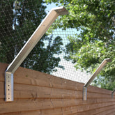 Cat Proof Protection & Enclosure Fence Extension Brackets