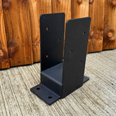 Heavy-Duty Welded Bolt-Down Post Base with 50mm Raiser for 4" / 100mm Wood