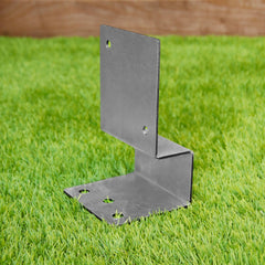 Fence Post Support Bolt-Down Brace & Foot Base Brackets for 4" / 100mm Wood