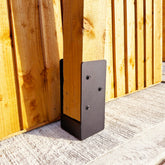 Heavy-Duty Welded Hidden Bolt-Down Post Anchor with 70mm Raiser for 4" / 100mm Wood