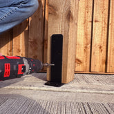 Heavy-Duty U-Shaped Post Support Bracket for 4" / 100mm Wood