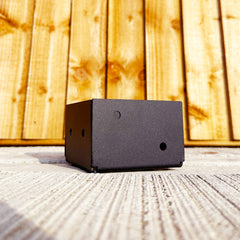 Deep-Edge Bolt-Down Post Base Bracket for 4" / 100mm Wood