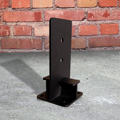 Heavy-Duty T-Bar Bolt-Down Post Support Bracket for 3" / 75mm Wood