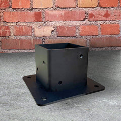 Heavy-Duty Slot-In Welded Bolt-Down Post Base for 3" / 75mm Wood