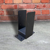 Heavy-Duty Welded Bolt-Down Post Base with 50mm Raiser for 3" / 75mm Wood