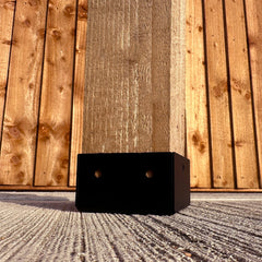 Slot-In 2-Part Post Base Bracket for 6" / 150mm Wood