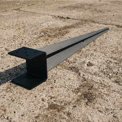 Drive-In Heavy Duty Post Anchor Ground Spike Support Bracket for 6" / 150mm Wood