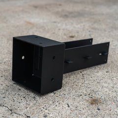 Slot-In Concrete-In Anti-Pullout Post Base Bracket for 4" / 100mm Wood