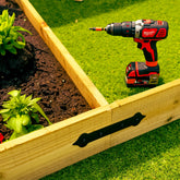 Spear Head Decorative Straight Railway Sleeper Brackets (Pack of 4)