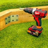 Angled 45º Degree Timber Railway Sleeper Bracket (Pack of 4)