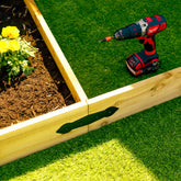 Arrow Head Decorative Straight Railway Sleeper Brackets (Pack of 4)