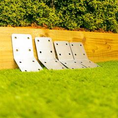 Extra-Strong 45° Angled Corner Railway Sleeper Bracket