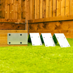 Jumbo 2-Tier Corner Railway Sleeper Bracket (Pack of 4)