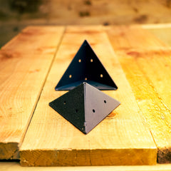 Steel Pyramid 10cm Corner Brackets (Pack of 4)