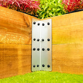 2-Tier Corner Galvanised Steel Railway Sleeper Bracket