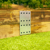 2-Tier Straight Flat Galvanised Steel Railway Sleeper Bracket