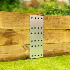 3-Tier Straight Flat Galvanised Steel Railway Sleeper Bracket