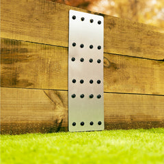 3-Tier Straight Flat Galvanised Steel Railway Sleeper Bracket