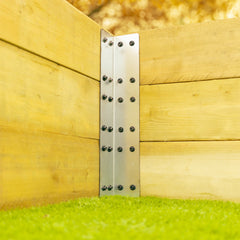 3-Tier Corner Galvanised Steel Railway Sleeper Bracket