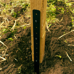 Universal Fence Post Repair Stake Brackets Pair