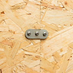 Simple Flat Steel 50mm Repair Brackets (Pack of 10)