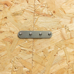 Simple Flat Steel 100mm Repair Brackets (Pack of 10)