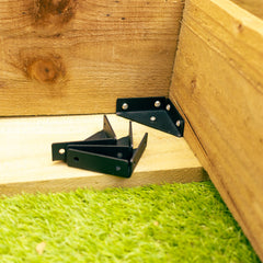 Triangle Steel 60mm Corner Reinforcement Brackets