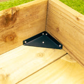 Triangular Steel 100mm Corner Reinforcement Brackets