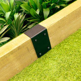Railway Sleeper Joining Plate Bracket for 6" x 3" Sleepers