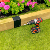 Railway Sleeper Joining Plate Bracket for 8" x 4" Sleepers