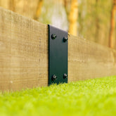 Railway Sleeper Joining Plate Bracket for 7.5" x 5" Sleepers